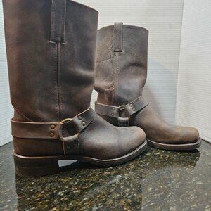 Frye 13R Leather Harness Boots